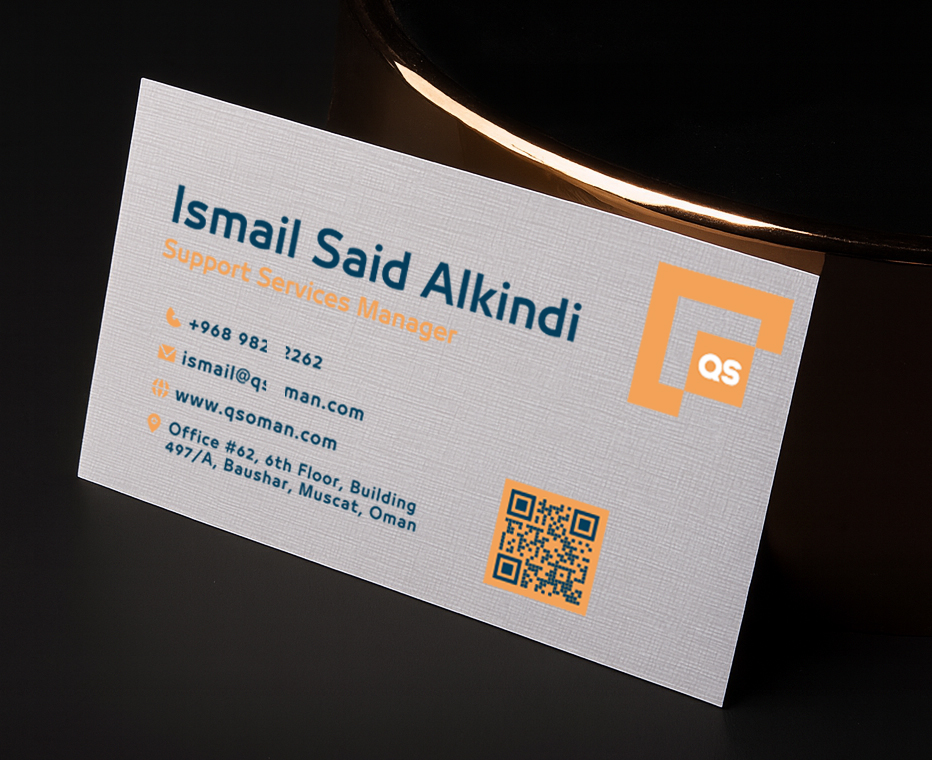 Linen Texture Business card