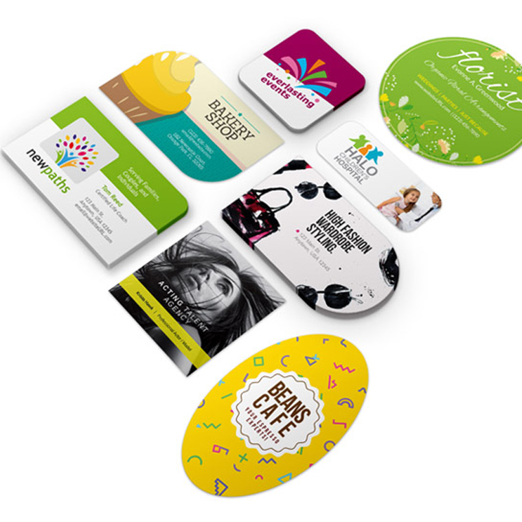 Custom Shape Business card