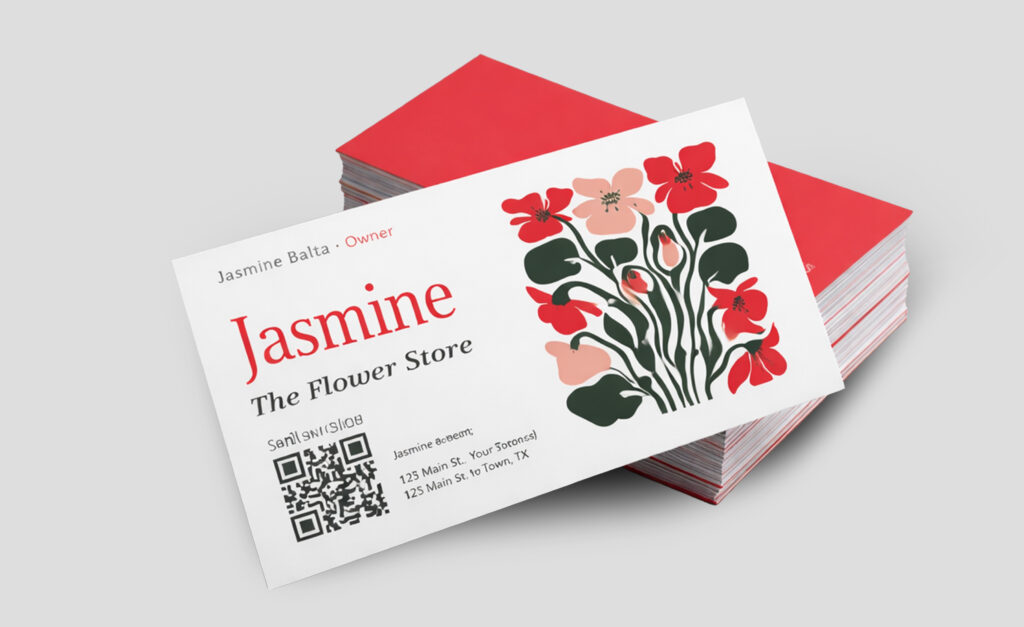 Uncoated Business card