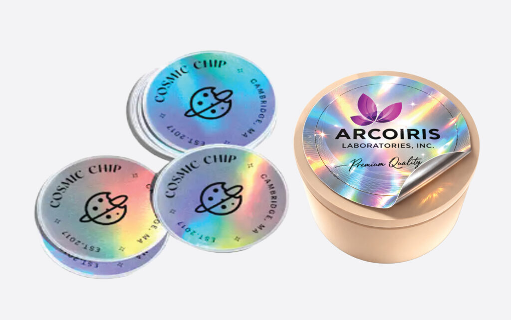 Holographic sticker