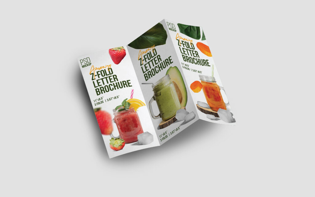 Z fold – Brochure design